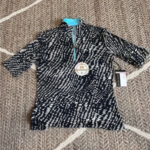 Tail white label zip up top sz XS